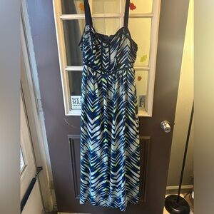 Torrid maxi dress with adjustable straps